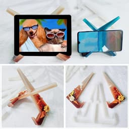 Siliconen Mould voor DIY Plate Stand, Flexibele en Duurzame Houder voor Mobiele Telefoon, Ideaal voor Kantoor en Restaurant — thumbnail 4