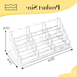 Transparante Acryl Visitekaartjeshouder met 12 Compartimenten voor Desk, Ontvangst en Tentoonstellingen — thumbnail 5