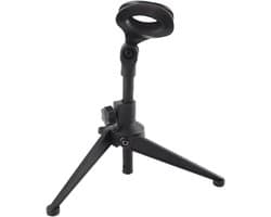 Verstelbare Desk Tripod Microfoonstandaard, Draagbare Vouwbare Microfoonhouder met Klem en Stabiliteit voor Thuisgebruik en Opnames