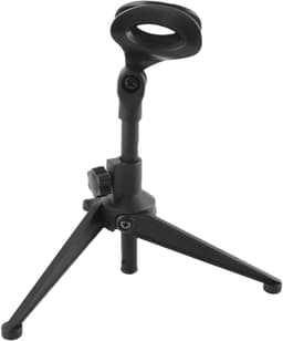Verstelbare Desk Tripod Microfoonstandaard, Draagbare Vouwbare Microfoonhouder met Klem en Stabiliteit voor Thuisgebruik en Opnames — thumbnail 1