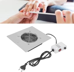 Nagelstofzuiger - Nail Dust Collector - Nagelreiniging - 60W Krachtig - 248 x 204 x 7 cm - Wit — thumbnail 2