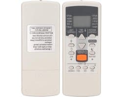 Vervangende afstandsbediening voor Fujitsu airconditioners AR JE5, AR JE4, AR JE6 en AR PV1 - Duurzaam en batterijgevoed, ideaal voor optimale koeling en gebruiksgemak