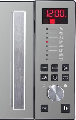 Vrijstaande Magnetron - Oven Apparaat - Snel Eten - 8 Automatische Programma's - 26 Liter Capaciteit - Zwart — thumbnail 4