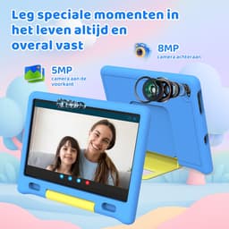 Hotlight 10.1 Kindertablet – Android 15 Tablet met Blauw tablet hoesje - Tablet Hoes Sleeve – 20 GB RAM/128GB ROM - Ouderlijk Toezicht – Vanaf 3 Jaar — thumbnail 4
