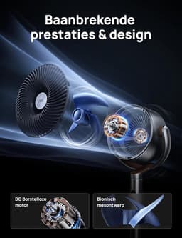 Ventilator Staand - Statief Ventilator - Luchtcirculator — thumbnail 5