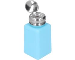 Alcohol Dispenser Pomp Fles 200ml - ESD Veilige Antistatische Oplosmiddel Dispenser met RVS Drukkop voor Aceton en IPA Oplosmiddelen - Ideaal voor Laboratoria en Werkplaatsen