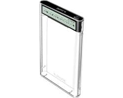 Externe Harde Schijf Behuizing - 2.5 inch Enclosure - Snelle Data Overdracht - Real-time Monitor Scherm - tot 4TB - Zwart