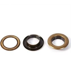 Antiek Messing Oogjes Grommets Set voor Leer, Canvas, Kleding, Schoenen en Tassen - 20 Sets van 12mm voor DIY Creatieve Projecten