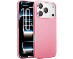 Lisen - Ultra-Cienke Siliconen Hoes - iPhone 17 Pro - MagSafe - Matte Roze