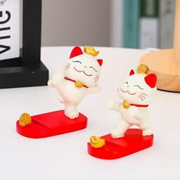 Schattige Telefoonhouder voor Bureau, Universele Smartphone Stand voor Alle Mobiele Apparaten, Ideaal voor Thuis en Kantoor — thumbnail 2