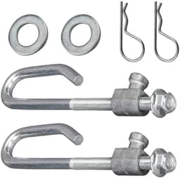 Dailygoods- Deck Lift Hanger Rod kit - Vervangt onderdeelnummers GX24864/GX21718 - Compatibel met E-serie en D-serie - Hoge kwaliteit - Voor diverse modellen - Inclusief bevestigingsmaterialen - Hefframe — thumbnail 3