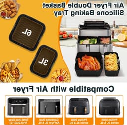 Set van 28 Accessoires voor Airfryer, Inclusief Siliconen Mallen, Grillrooster en Bakvormen voor Gezond Koken — thumbnail 7