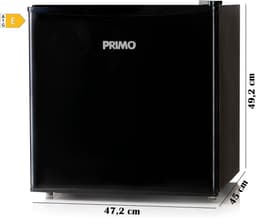Mini Koelkast - Compact Koelen - Extra Ruimte - Omkeerbare Deur - 43 Liter - Zwart — thumbnail 4