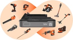 ZMR® Kantenmaaier - Grasmaaier - Accugrasmaaier - Zwart/Oranje - 110cm x 39cm x 19cm — thumbnail 4