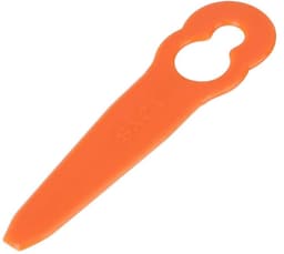 Dailygoods - Trimmerkopbladen - Vervangingsbladen voor grasmaaier - Oranje - Duurzaam kunststof - 24-delige set - Geschikt voor Polycut 2-2 - Herbruik... — thumbnail 4