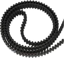V-snaar Grasmaaier - Aandrijfriem Motor - Gazon Onderhoud - Dubbele Tandriem - 102 cm Snijdbreedte - Zwart — thumbnail 2