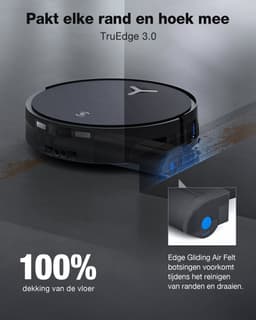 ECOVACS DEEBOT X12 OmniCyclone Robotstofzuiger – FocusJet 46.000 Pa vlekbehandeling – Herbruikbare stofbak – PowerBoost snelladen– 22.000 Pa zuigkracht – OZMO Roller 3.0 – ZeroTangle 4.0 – AIVI 3D 4.0 – 75°C heet water – 1.000 m² — thumbnail 4