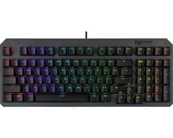 ASUS TUF Gaming K3 Gen II - toetsenbord USB mechanisch - Kailh Red - Gun Metal Grijs