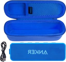 Draagtas voor Bluetooth Speaker - Beschermhoes voor Anker SoundCore en SoundCore 2 met Ruimte voor Accessoires — thumbnail 3