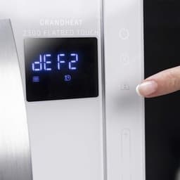Magnetron - Oven - Snel opwarmen - Platte bodem - 23 liter - Wit — thumbnail 2