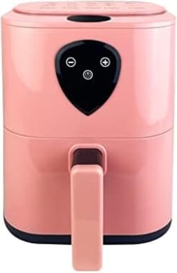Heteluchtfriteuse - Multifunctionele Keukenapparatuur - Gezond Koken - Olievrij Frituren - 5 Liter Capaciteit - Roze — thumbnail 1