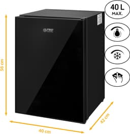 TZS First Austria Mini koelkast - Minibar - 40 liter - Vrijstaand - Glasdesign - Volledig stil 22dB - Zwart — thumbnail 13
