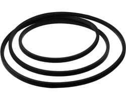 Grasmaaier riem - Maaiers aandrijfriem - Gazononderhoud - Duurzaam rubber - 107 cm lengte - Zwart