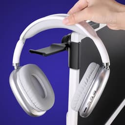 Hoofdtelefoonhouder Monitor - Bureau Klem - Ruimte Besparen - Klembaar Ontwerp - 14.5 cm Lengte - Zwart — thumbnail 3