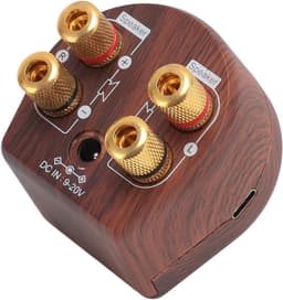 Kleine Versterker - Hifi Stereo - Muziek Streamen - Compact Hout Design - 2.0CH - Houtkleurig — thumbnail 2