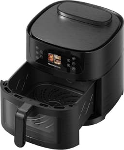 Luchtfriteuse - Airfryer Frituurpan - Gezond Koken - AI Voedselherkenning - 8 Liter Capaciteit - Zwart — thumbnail 4
