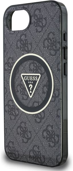 Guess IML Metal Glitter - Leren Telefoonhoes - MagSafe Compatibel - Zwart — thumbnail 5