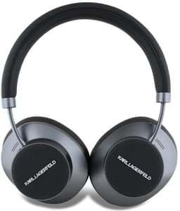 Karl Lagerfeld Saffiano Elongated - Draadloze Over-ear Hoofdtelefoon - ANC - Bluetooth 5.4 - Zwart — thumbnail 3