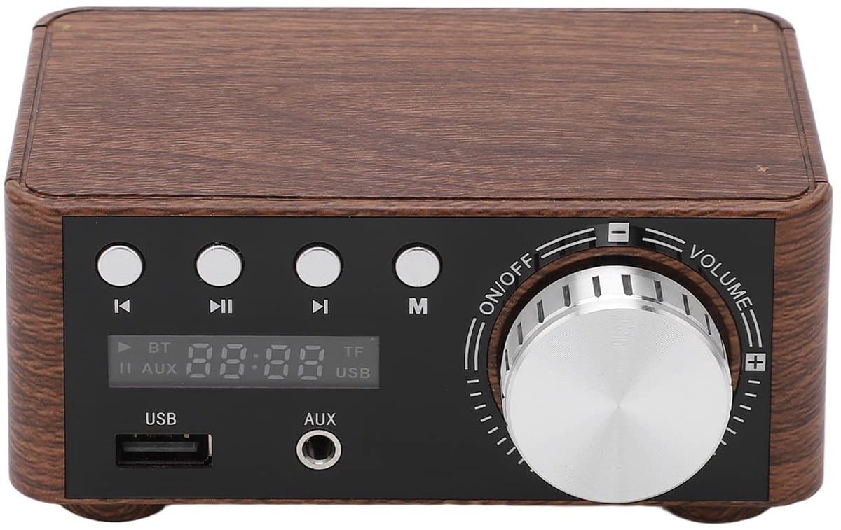 Krachtige Mini Audio Versterker 2.0 HiFi Stereo met Bluetooth 5.0 en USB Input — afbeelding 1