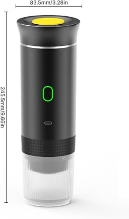 Draagbare Koffiemachine - Mini Koffiezetapparaat Voor Reizen - Werkt Met Capsules En Gemalen Koffie - Koude Brew En Verwarmingsfunctie - 150ml Capaciteit Oplaadbaar - Inclusief Koffiekopje - Ideaal Voor Camping Kantoor En Onderweg — thumbnail 5