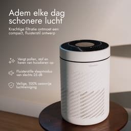 Bloomfold Luchtreiniger Whisper - Air Purifier - HEPA 13 filter + koolstoffilter - CADR: 250m3/h - Fluisterstil (25 dB) tegen Pollen, — thumbnail 2