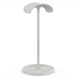 Hoofdtelefoonstandaard met aluminium steunstang, flexibele hoofdsteun en stevige ABS-voet, geschikt voor alle hoofdtelefoonformaten. — thumbnail 5