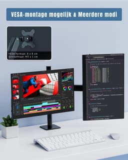DnA® Professionele Portable Monitor - Draagbare Monitor - Portable Monitor voor Laptop - USB-C & HDMI - 15.6 Inch Full HD IPS - Zwart - 41cm x 27cm x 6cm — thumbnail 3