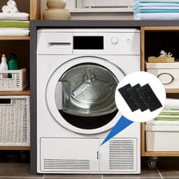 Filter voor Warmtepomp Droger - 6 Stuks Condensatorfilter - Droogfilter Spons - Geschikt voor Bauknecht, Privileg en Whirlpool Modellen — thumbnail 5