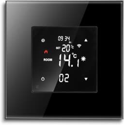 Slimme Thermostaat - Kamertemperatuurregelaar - Verwarming Regelen - Touchscreen Bediening - 16A - Wit — thumbnail 5