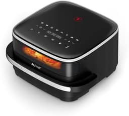 Heteluchtfriteuse XL - Airfryer Groot - Snelle Maaltijden Bereiden - Extra Crisp Technologie - 1000 Gram Capaciteit - Zwart — thumbnail 1