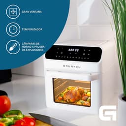 Luchtfriteuse Oven - Airfryer XXL - Gezond Koken - 12 Programma's Digitaal - 12 Liter - Wit — thumbnail 3