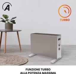 Krachtige Hetelucht Convector met Thermostaat en 3 Vermogensstanden — thumbnail 3