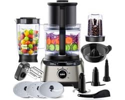 Krachtige 11-in-1 Keukenmachine met Complete Accessoireset