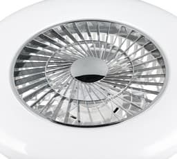 Fantiluxe - Agnes - Plafondventilator met verlichting - Chroom - Ø58cm - Afstandsbediening - Met lamp - Plafond ventilator - Slaapkamer — thumbnail 5