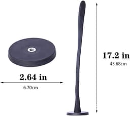 Deurstopper Wasmachine - Wasdeurhouder Fris - Wasmachine Ventileren - Flexibele Rubberen Slang - 43.5 cm - Zwart — thumbnail 5