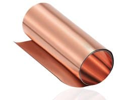 Koperfolie Rol voor Sieraden, Lassen en DIY Projecten - 1000mm x 0.1mm (50mm) Geschikt voor Creatieve Toepassingen