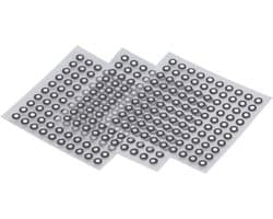 Reflecterende Stickers voor 3D Scanning - Herbruikbare Zelfklevende Cirkelvormige Markeerpunten met Hoge Flexibiliteit en UV-bescherming, 3mm ID en 6mm OD