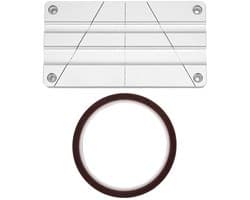 Hoge kwaliteit 1/4 inch x 10 inch plakband voor het verbinden van rollen, aluminiumlegering, reparatieonderdelen en nauwkeurige afmetingen