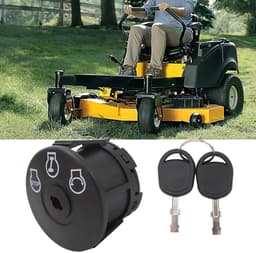 Dailygoods- Startsleutel Vervangend - 3 Posities - 2 Sleutels - Compatibel met 925-04228/725-04228 - Duurzaam - ABS L/Koper Materiaal - Ontstekingsschakelaar — thumbnail 2
