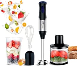 Keukenmachine - Staafmixer - Gerechten Bereiden - 4-in-1 Multifunctioneel - 700 ml - Multicolor — thumbnail 1